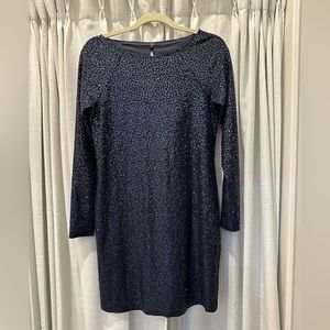 EEUC Navy Tibi Sequin Dress